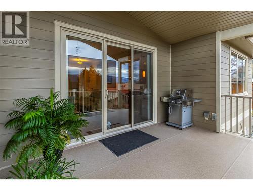 Sliding doors to covered deck - 2372 Oglow Drive, Armstrong, BC - Outdoor With Deck Patio Veranda With Exterior