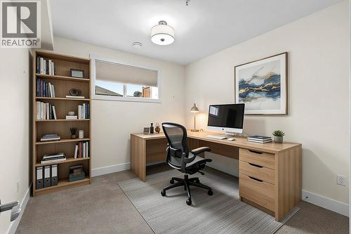 Virtual staging for bedroom basement - 2372 Oglow Drive, Armstrong, BC - Indoor Photo Showing Office