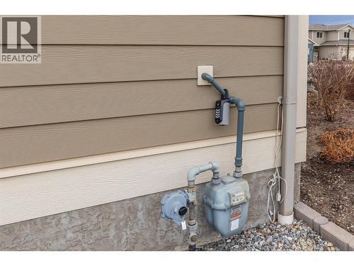 Lockbox location side of home - 2372 Oglow Drive, Armstrong, BC - Outdoor With Exterior