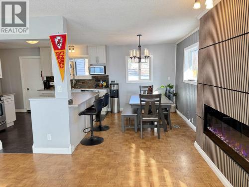 864 Old Loop Road, Vanderhoof, BC - Indoor With Fireplace