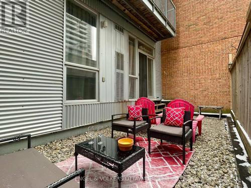 104 - 360 Cumberland Street, Ottawa, ON - Outdoor With Deck Patio Veranda With Exterior