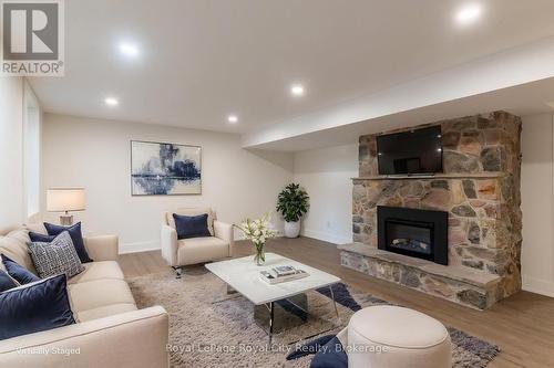 255 Normandy Avenue, Waterloo, ON - Indoor Photo Showing Living Room With Fireplace