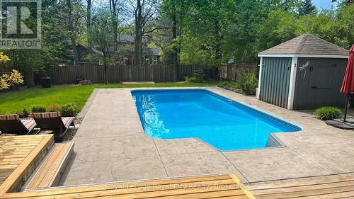 255 Normandy Avenue, Waterloo, ON - Outdoor With In Ground Pool With Backyard