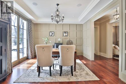 1093 Algonquin Drive, Mississauga, ON - Indoor Photo Showing Dining Room With Fireplace