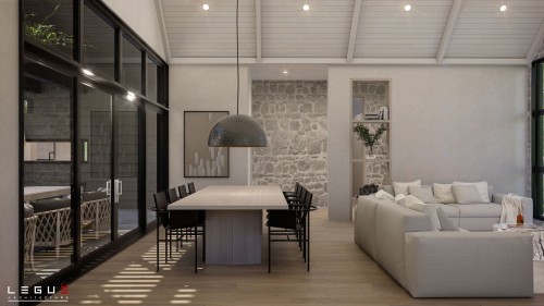 Salle familiale - Ch. De L'Envolée, L'Ange-Gardien, QC - Indoor