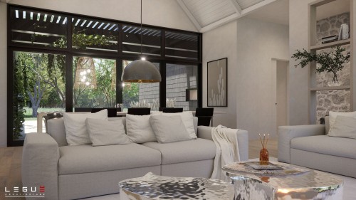 Salle familiale - Ch. De L'Envolée, L'Ange-Gardien, QC - Indoor Photo Showing Living Room