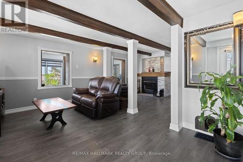 3210 Ritchance Road, Champlain, ON - Indoor With Fireplace