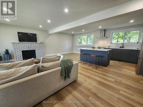 1409 Leonard Avenue, Cornwall, ON - Indoor With Fireplace