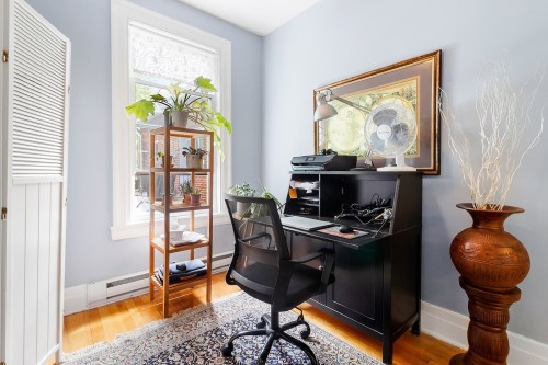 Bedroom - 4541 Av. Royal, Montréal (Côte-Des-Neiges/Notre-Dame-De-Grâce), QC - Indoor Photo Showing Office