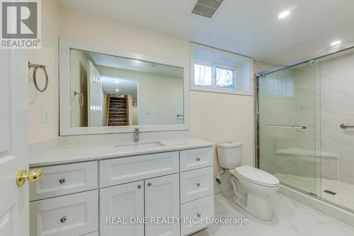 Lower Level Full Bathroom - 1585 Crombie Road, Mississauga, ON - Indoor Photo Showing Bathroom