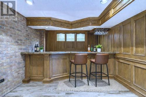 Virtually Staged Wet Bar - 1585 Crombie Road, Mississauga, ON - 