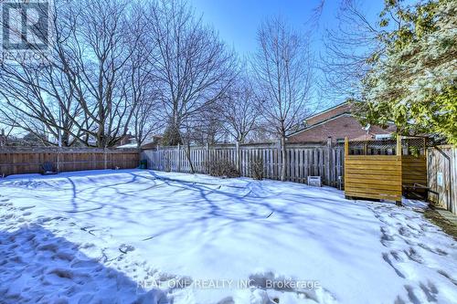 Fenced Side Yard with Outdoor Shower Shed - 1585 Crombie Road, Mississauga, ON - Outdoor