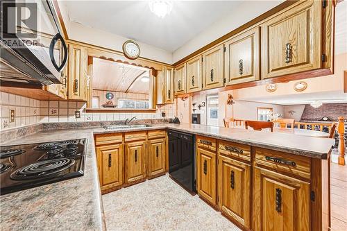 53 Glover Road, Hamilton, ON - Indoor Photo Showing Kitchen With Double Sink