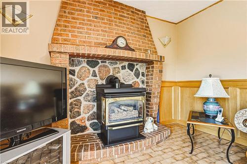 53 Glover Road, Hamilton, ON - Indoor Photo Showing Other Room With Fireplace