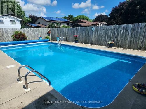Pool - 218 Arris Crescent, West Perth, ON - Outdoor With In Ground Pool With Backyard
