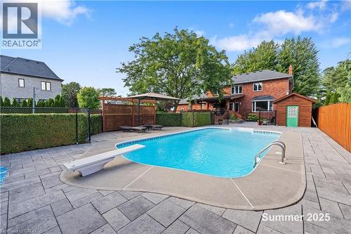 22 Wendakee Drive, Hamilton, ON - Outdoor With In Ground Pool