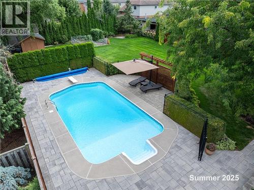 22 Wendakee Drive, Hamilton, ON - Outdoor With In Ground Pool With Backyard