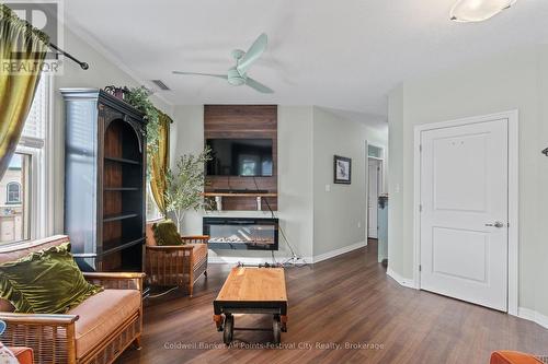 206 - 35 St David Street, Goderich (Goderich (Town)), ON - Indoor With Fireplace