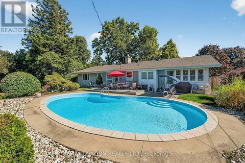 Inground pool - 1951 Garfield Avenue, Ottawa, ON - Outdoor With In Ground Pool With Deck Patio Veranda With Backyard
