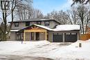 View of front of property featuring a garage and brick siding - 361 Coleridge Place, Waterloo, ON  - Outdoor 
