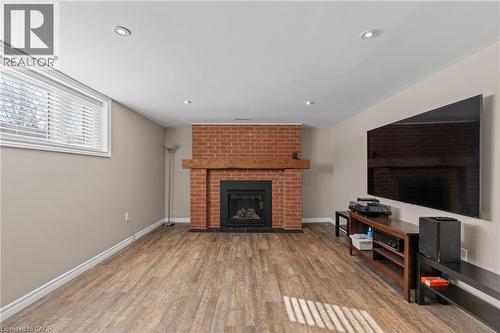 218 Arris Crescent, Mitchell, ON - Indoor Photo Showing Living Room With Fireplace