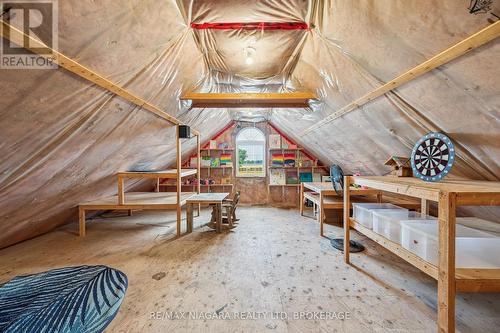 Unfinished loft over det. garage (2 pc bath below) - 2231 Seventh Street, St. Catharines (Rural Fourth), ON - Indoor Photo Showing Other Room