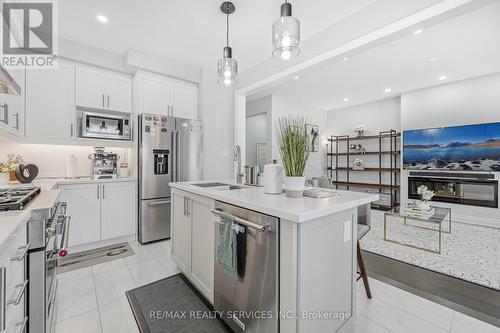 356 Clockwork Drive, Brampton, ON - Indoor Photo Showing Kitchen With Stainless Steel Kitchen With Upgraded Kitchen
