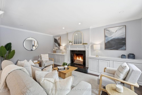 2 Meyer Circle, Markham, ON - Indoor Photo Showing Living Room With Fireplace