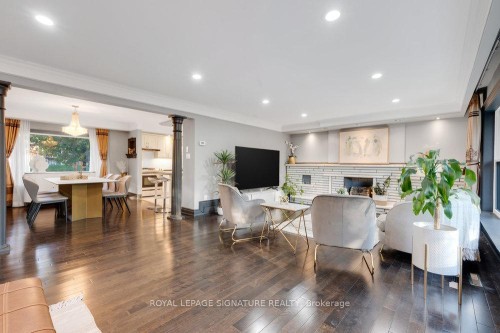 23 Burnview Crescent, Toronto, ON - Indoor Photo Showing Other Room With Fireplace