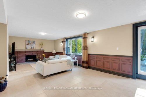 23 Burnview Crescent, Toronto, ON - Indoor With Fireplace