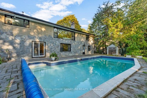 23 Burnview Crescent, Toronto, ON - Outdoor With In Ground Pool With Backyard