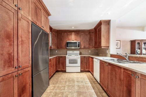Cuisine - 202-1592 Av. Bourgogne, Chambly, QC - Indoor Photo Showing Kitchen With Double Sink