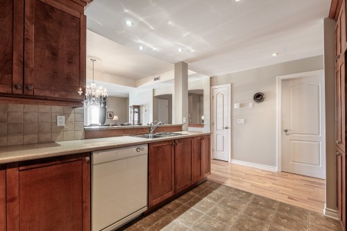 Cuisine - 202-1592 Av. Bourgogne, Chambly, QC - Indoor Photo Showing Kitchen With Double Sink