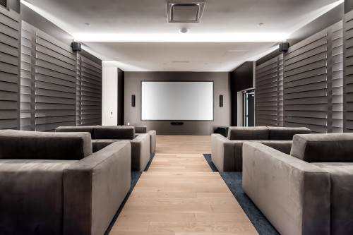 Media Room - 4911-1210 Rue Jeanne-Mance, Montréal (Ville-Marie), QC - Indoor Photo Showing Other Room