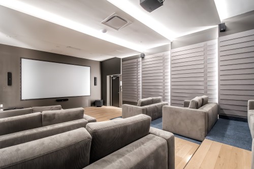 Media Room - 4911-1210 Rue Jeanne-Mance, Montréal (Ville-Marie), QC - Indoor Photo Showing Other Room