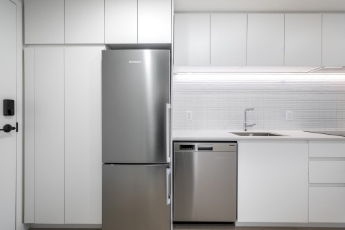 Kitchen - 4911-1210 Rue Jeanne-Mance, Montréal (Ville-Marie), QC - Indoor Photo Showing Kitchen With Upgraded Kitchen