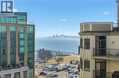 360 Pearl Street Unit# 804, Burlington, ON - Outdoor With Body Of Water With Balcony