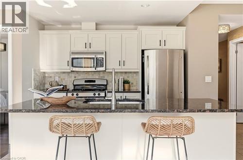 360 Pearl Street Unit# 804, Burlington, ON - Indoor Photo Showing Kitchen With Stainless Steel Kitchen With Upgraded Kitchen