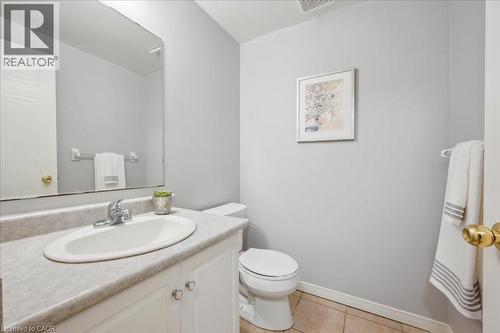 Bathroom with vanity and tile patterned floors - 66 Rodgers Road Unit# 2, Guelph, ON - Indoor Photo Showing Bathroom