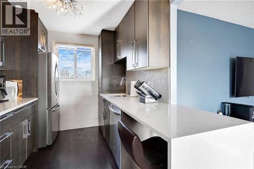6 Walton Avenue Unit# 310, Kitchener, ON - Indoor Photo Showing Kitchen With Upgraded Kitchen