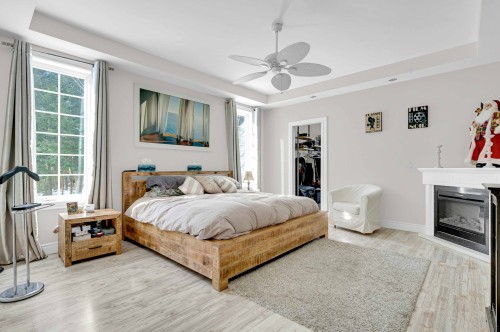 Chambre à coucher principale - 661 Ch. St-Germain, Prévost, QC - Indoor Photo Showing Bedroom