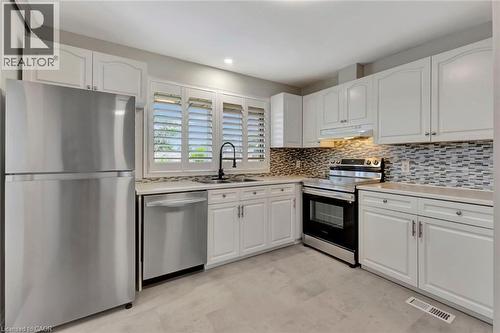 6 Ruskview Road Unit# 1, Kitchener, ON - Indoor Photo Showing Kitchen With Double Sink With Upgraded Kitchen