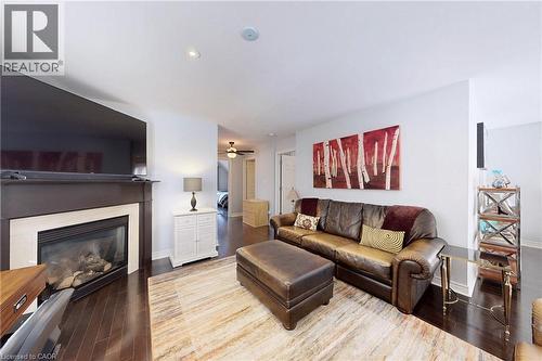 4176 Saunders Crescent, Burlington, ON - Indoor Photo Showing Living Room With Fireplace