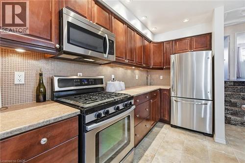 2223 Manchester Drive, Burlington, ON - Indoor Photo Showing Kitchen With Stainless Steel Kitchen