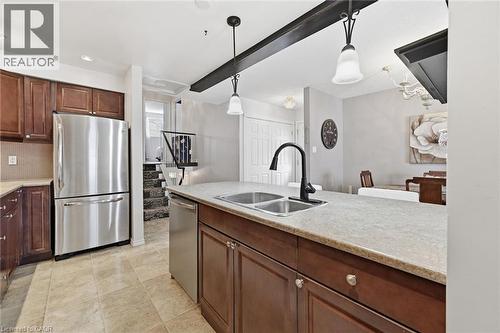 2223 Manchester Drive, Burlington, ON - Indoor Photo Showing Kitchen With Stainless Steel Kitchen With Double Sink
