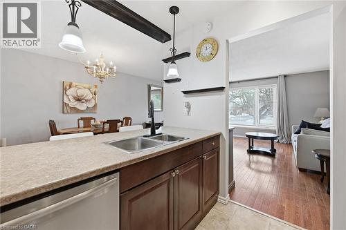 2223 Manchester Drive, Burlington, ON - Indoor Photo Showing Kitchen With Double Sink