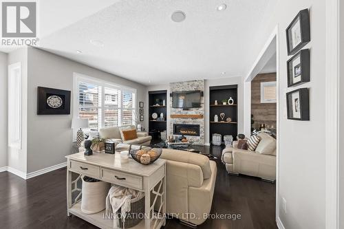 304 Eucalyptus Circle, Ottawa, ON - Indoor Photo Showing Living Room With Fireplace