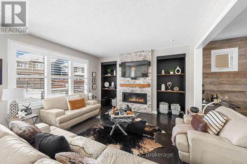 304 Eucalyptus Circle, Ottawa, ON - Indoor Photo Showing Living Room With Fireplace
