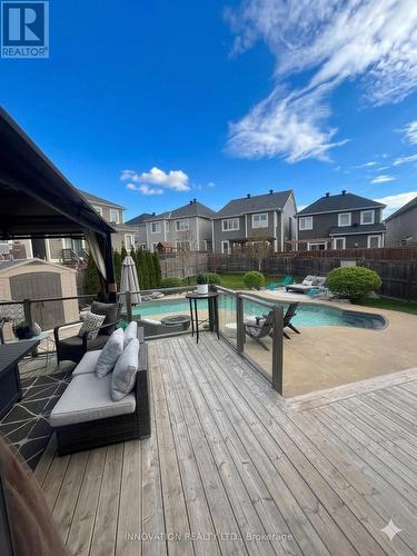 304 Eucalyptus Circle, Ottawa, ON - Outdoor With In Ground Pool With Deck Patio Veranda