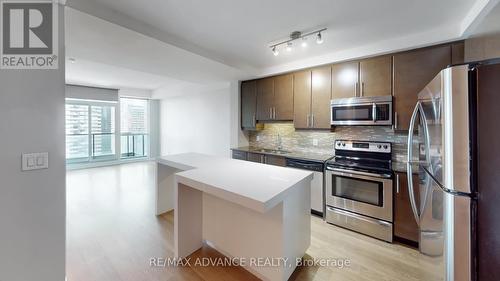 4713 - 33 Bay Street, Toronto, ON - Indoor Photo Showing Kitchen With Stainless Steel Kitchen With Upgraded Kitchen
